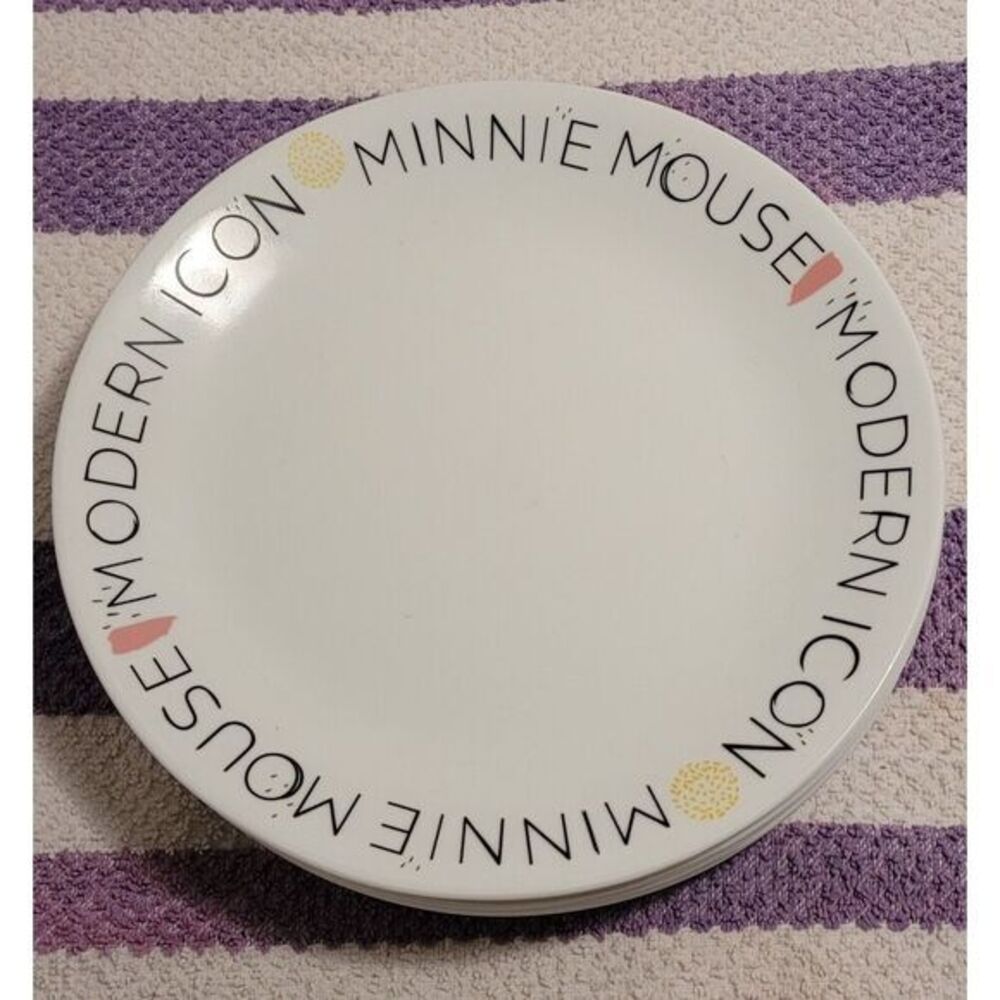 (set of 10 ) Corelle Disney‎ Minnie Mouse plates 6.75")